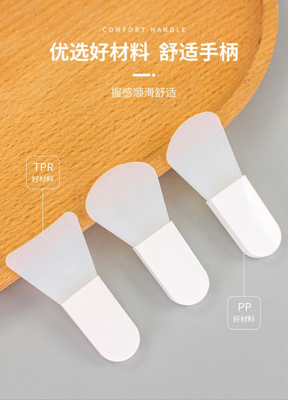 Mask Applicator Brush Soft Silicone Brush, Mini Makeup Spatula Facial Beauty Tool Set, Facial Mud, Makeup Mask Brush