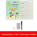 Sank Magic Practice Copybook Pen Preschools Kids Calligraphy English Verison Free Wiping Children Reusable Writing Book