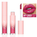 Impermeável Matte Glitter Batom Líquido, Diamante Brilhante Lip Gloss, de Longa Duração, Pérola Lipgloss, Mulheres Lip Tint, Maquiagem Cosméticos, Novo