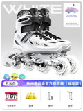 Adjustable Inline Roller Skate Shoes Professional Flashing Sliding Sneaker Outdoor Racing Speed Skating 4 Wheels Shoes Gifts
