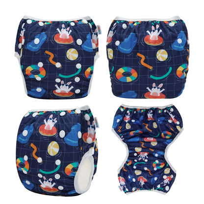 U PICK ALVABABY Swim Nappy Fashion Design Reusable Swim Diaper for Baby Under 1 year Old