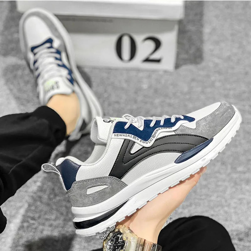 Oulylan Lightweight Running Shoes For Men 2024 Designer Mesh Casual Sneakers Lace-Up Male Outdoor Sports Tennis Shoe