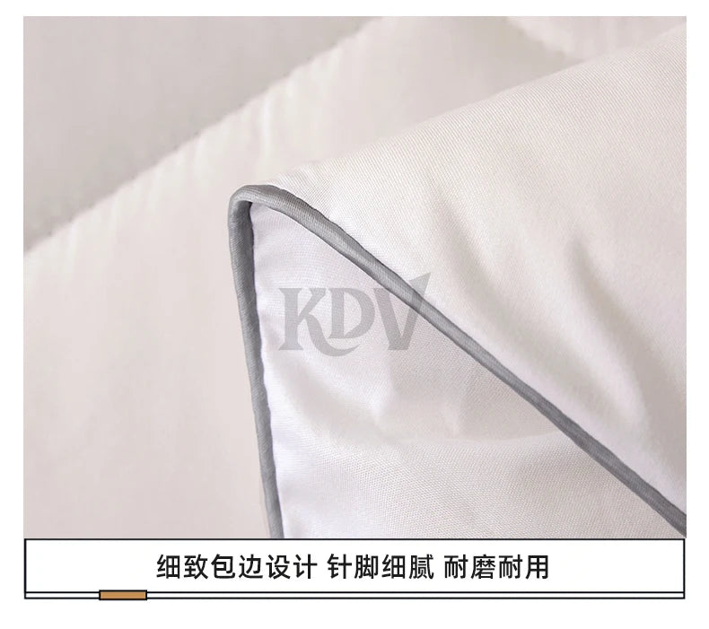 Luxury 100% Wool Quilt Core Autumn Winter Thickened Warm Quilted Comforter Fluffy Soft King Queen Size Solid White Duvet Insert