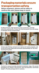 Modern Modular Low TV Cabinet｜3-Tier Sideboard with Drop Doors｜Steel Frame Storage Bench Unit | Minimalist Low Media Console