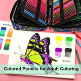 72/120/180/260 Color Lead Pencil Set - Vibrant Watercolor-Style Pencils, Erasable, Perfect for Artists & Beginners, Art Supplies