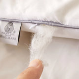 Luxury 100% Wool Quilt Core Autumn Winter Thickened Warm Quilted Comforter Fluffy Soft King Queen Size Solid White Duvet Insert