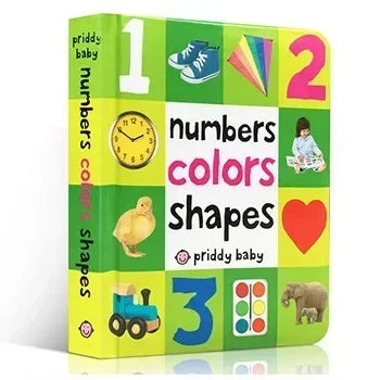 Montessori First 100 English Words Learning Cardboard Book Animals Colors Numbers Language Physical Picture Teaching Aids