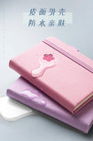 Mini A7 Pocket Notebook Handmade Leather 100Sheets Notepad Portable Travel Diary Planner Schedule Kawaii School Office Supplies