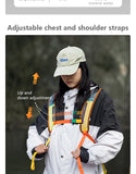 BISINNA 18L Camping Backpack Ultralight Portable Travel Bag for Women and Men Outdoor Hiking Cycling Climbing Fishing