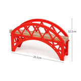 Wooden Train Track Toys Railway Rails Accessories Fit Thomas Train Road Connector Bridge Wood Railway Children Boy Christmas Gift