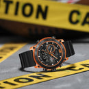 NAVIFORCE NF6104  Men's Lightweight Sports Wrist Watch Dual Display Time Night Light Watches Boy's Quartz  Stopwatch