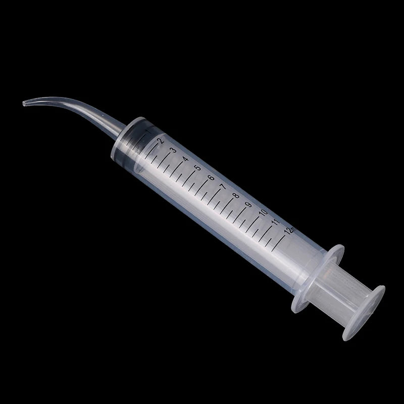 12ML Ear Cleaner Washer Syringer Elbow Rubber Tube Earwax Cleaning Removal Tool Ear Cleaner Wax Removal Ear Cleaner Health Care