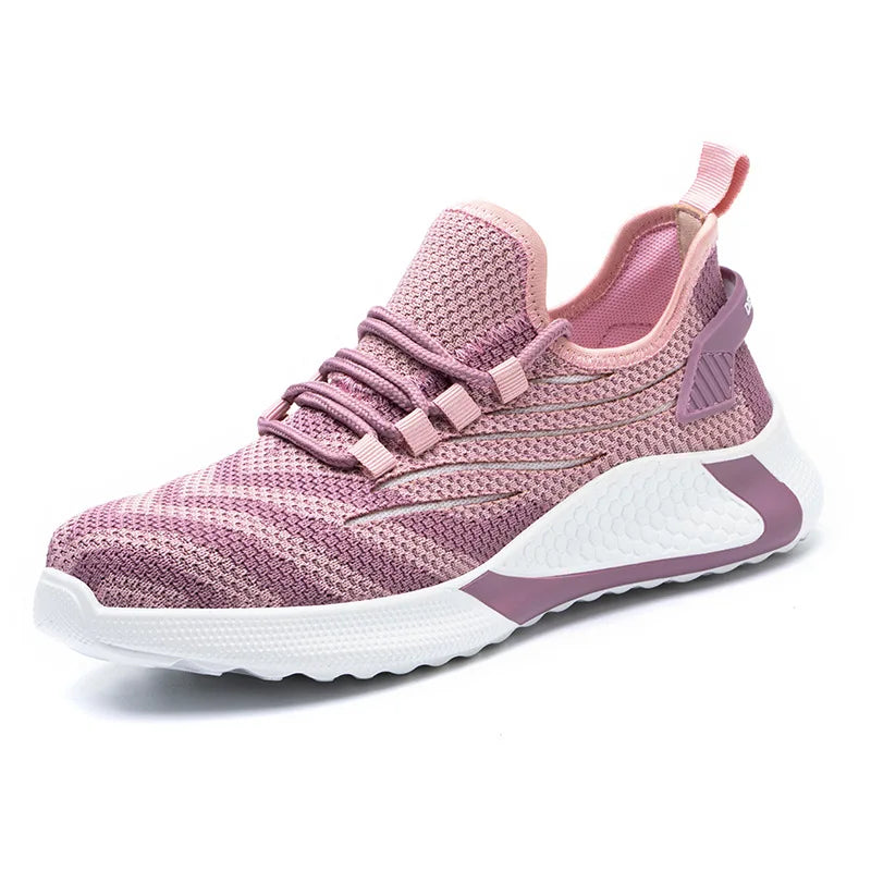 Protective Shoes For Women Men Work Sneakers Fashion Safety Shoes Anti-smash Anti-puncture Indestructible Shoes Work Boot