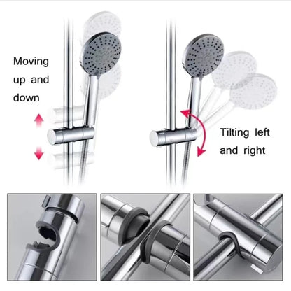 Soporte universal para cabezal de ducha, soporte ajustable para riel de ducha, accesorios de baño, soporte de ducha de mano de repuesto para barra deslizante.