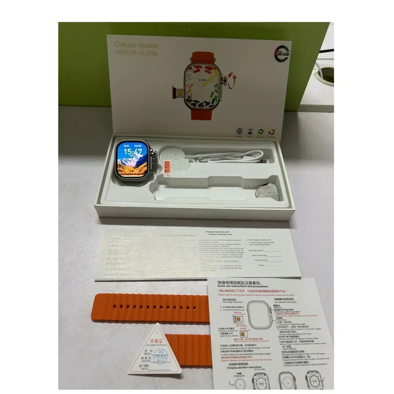 CDS9 5G Smartwatch: Android Smartwatch | 2.2" AMOLED HD | 180° Rotating Camera | 4G & GPS