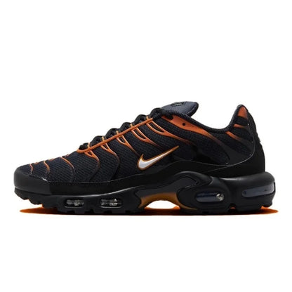 Zapatillas Nike Air Max Plus TN para correr, clásicas, negras triples, para exteriores, para correr, caminar, deportivas, para mujer y hombre.