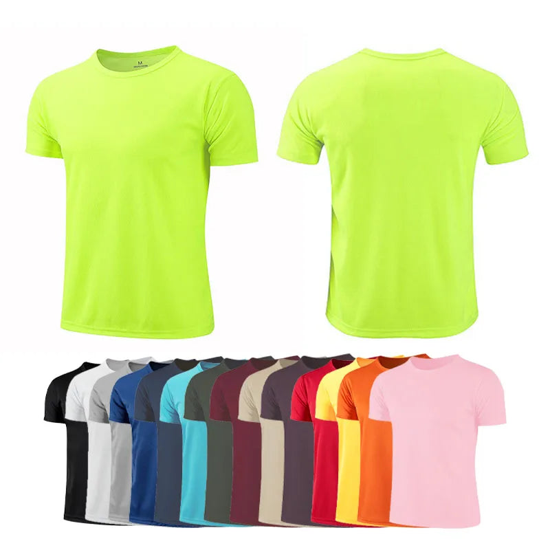 Running Shirts Soccer Shirts Men's and Women's Jersey Sportswear Jogging T-Shirts Quick Dry Compression Sport T-Shirt Fitness
