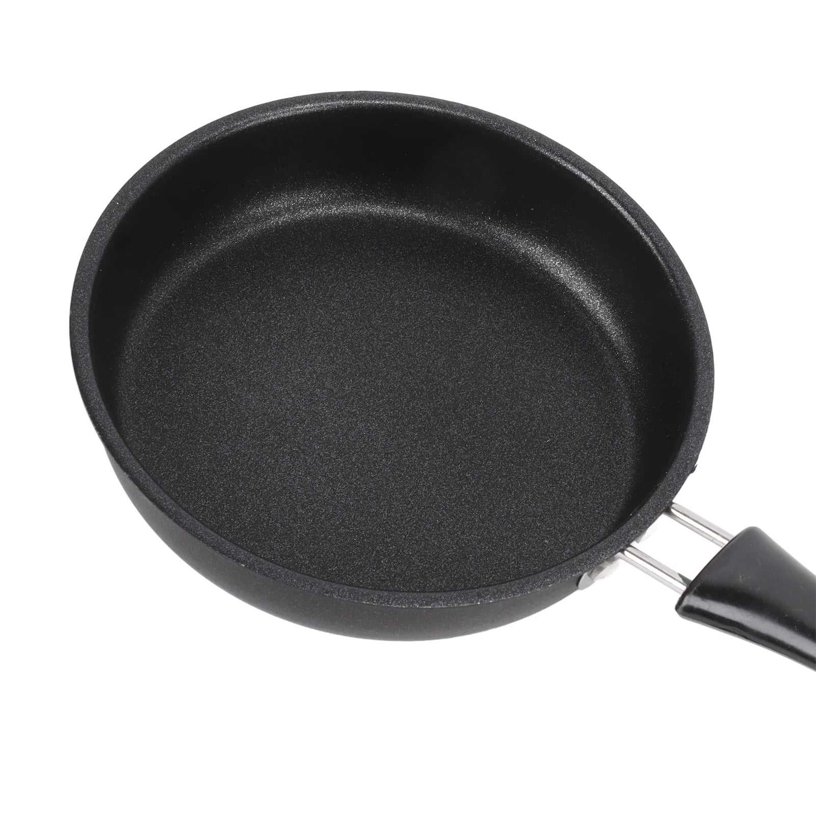 1PC 12-20cm Mini Frying Pan Non-Stick Thickened Stainless Steel Frypan Pot Fried Eggs Saucepan Gas/Induction Kitchen Cookware 
﻿