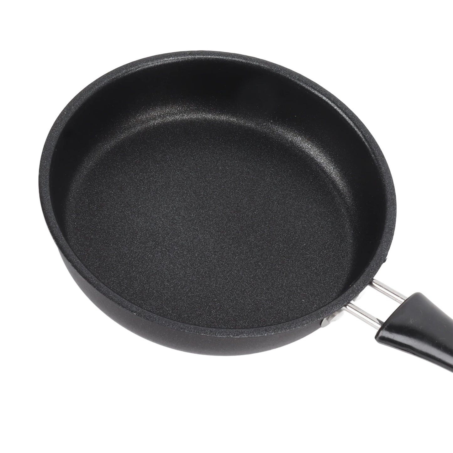 1PC 12-20cm Mini Frying Pan Non-Stick Thickened Stainless Steel Frypan Pot Fried Eggs Saucepan Gas/Induction Kitchen Cookware 
﻿