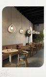 Lámpara colgante japonesa Wabi Sabi, lámpara de techo nórdica para comedor, decoración del hogar, mesa de bar, isla de cocina, lámpara colgante creativa
