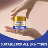 Retinol & Collagen Face Cream 60g, Anti-Aging Firming Moisturizer with Hyaluronic Acid, Fast Delivery