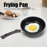 1PC 12-20cm Mini Frying Pan Non-Stick Thickened Stainless Steel Frypan Pot Fried Eggs Saucepan Gas/Induction Kitchen Cookware 
﻿