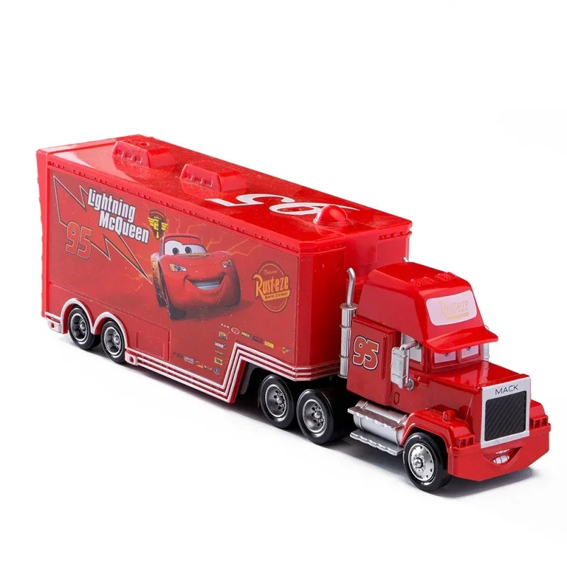 Disney Pixar Cars Toys Racing Lightning McQueen Jackson Storm Mater Sheriff 1:55 Diecast Model Car Toy Children Birthday Gift