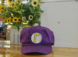 Game Super Mario Bros Luigi Plumber Cosplay Demo Hat Waluigi Wario Odyssey Cartoon Sunhat Halloween Party Hat Accessories Props