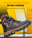 High Top Safety Shoes Men Steel Toe Work Shoes Men Women Work Safety Boots Anti Smash Safety Indestructible waterproof boots