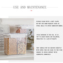 3L Cereal Dispenser Four-Compartment Sealed Container Moisture-Proof Stacked Snack Coffee Grain Storage Box Organizer Kitchen