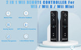 Controllers for Nintendo Wii/Wii U Left/Right 2in1 Motion Plus Controller Wireless Remote Control Gamepad Video Game Accessories
