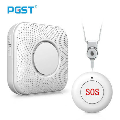 Emergency Button Wireless Remote Call SOS Button 433MHz Caregiver Pager Home Secure Alarm System For Patient Elderly