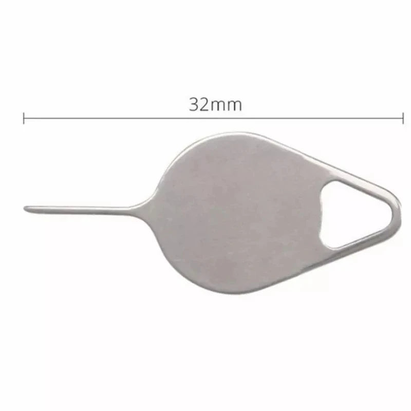 20pcs Universal Sim Card Tray Removal Eject Pin Key Tool Stainless Steel Needle Opener Ejector for Most Mobile Phone Smartphone