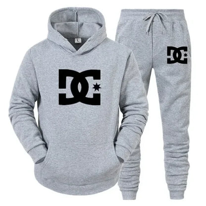 Ropa de primavera y otoño para hombre, nueva sudadera con capucha y pantalones casuales, dos conjuntos de ropa deportiva para correr de alta calidad