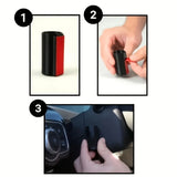 1PC Car Lipstick Holder Fit,Space-Saving Vent Side Organizer for Lipsticks,Sleek Black Design,Sturdy ConstructioTravel Essential