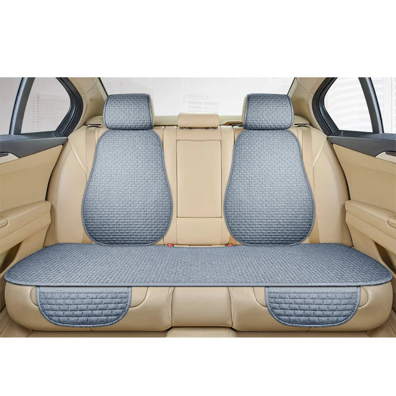 Universal Car Seat Cover Car Front Rear Seat Back Cushion Falx Car Seat Cushion Protector Auto Interior Pad Fit for Most Cars
