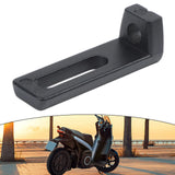 Slidable Adjustable Motorcycle Fog Lamp Bracket Black Alloy for Handlebar and Off Road Vehicle Auxiliary Light Installation