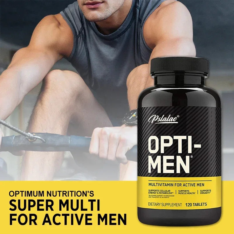 Opti-Men, Vitamin C, Zinc & Vitamins D, E, B12, for Immune Support Supplement, Men's Daily MultivitaminSupplement