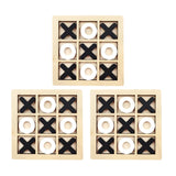 Montessori Play Game Wooden Toy Mini Chess Interaction Puzzle Training Brain Learning Early Educational Toys For Children Kids