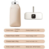 Secadora de ropa eléctrica multifuncional con control remoto, para el hogar, con armario, para suelo, secadora de ropa, aire caliente y temporizador.