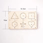 Montessori Busy Board Accessories Wood DIY Toy Material Education Activity Board Parts Toys For Children Basic Skills Learning
