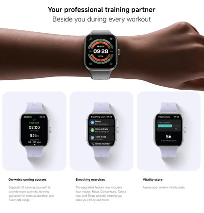 Global Version Xiaomi Redmi Watch 5 2.07 "60Hz AMOLED Screen Built-in GNSS Bluetooth Call 150 + Sports Modes 24 Days Battery Life