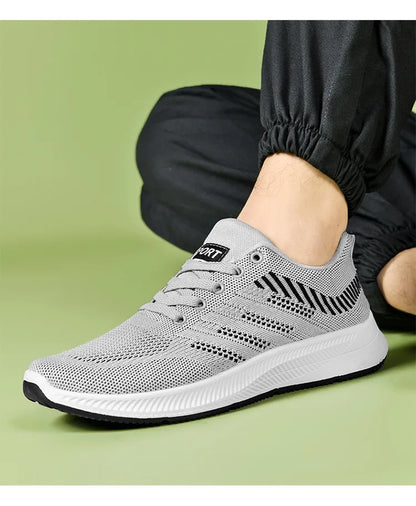 Shoes for Men Casual Slip on Fashion Sneakers Breathable Running Shoes Outdoor Walking Training Tennis Shoes