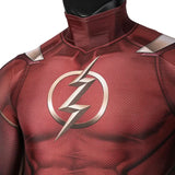 Red Barry Allen Cosplay Costume Adult Men Bodysuit Mask Full Set Halloween Zentai Suit Custom Made