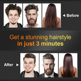 ANLAN Beard Hair Straightening Brush Hot Heated Comb Men Beard Multifunctional Straightener Ceramic Comb Quick Hair Styler