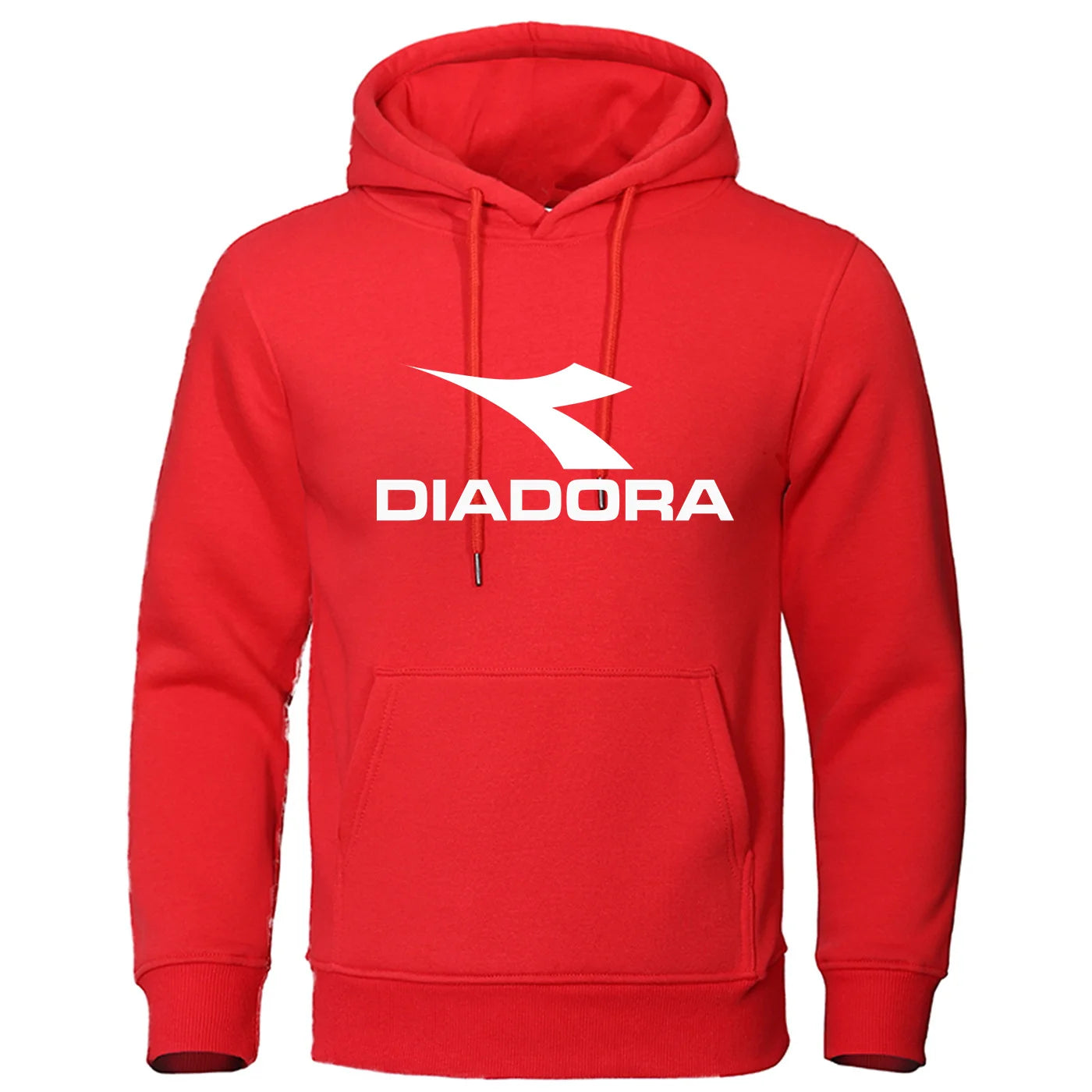 Diadora 2024 Trendy Fashion Casual Sportswear Comfortable Printed Loose Top Pullover Men's Hooded Sweatshirt Street Wear