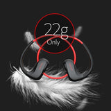 Auriculares inalámbricos DACOM, deportivos, Bluetooth, IPX7, resistentes al agua, 20 horas de reproducción para correr, auriculares inalámbricos AAC.
