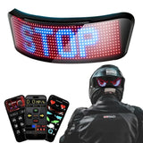 LED Helmet Display ,Motorcycle Helmet Tail Light Helmet Warning Light Moto Accessories