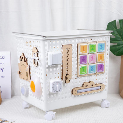 Wood Busy Board Accessories Baby DIY Montessori Toy Early Learning Wooden Toy Wooden Elements Parts for Kids Education Skill Toy