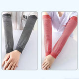 Summer Cooling Arm Sleeves Sun UV Protection Hand Cover Arm Warmers Sports Running Fishing Cycling Basketball Sunscreen Sleeve